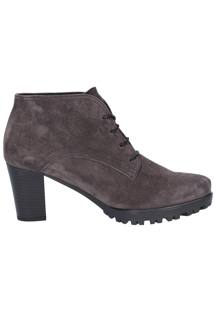 Gabor Stiefelette Veloursleder Dunkelgrau - surf4shoes