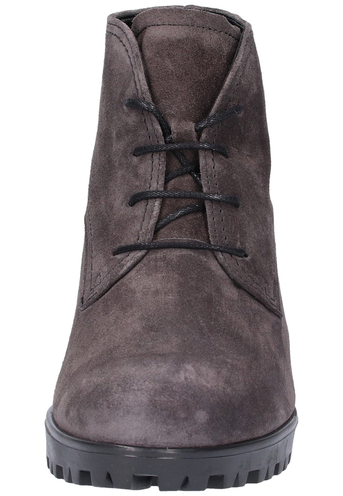 Gabor Stiefelette Veloursleder Dunkelgrau - surf4shoes