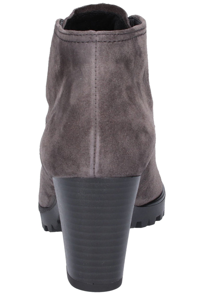 Gabor Stiefelette Veloursleder Dunkelgrau - surf4shoes