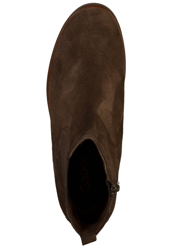 Gabor Stiefelette Leder Braun - surf4shoes
