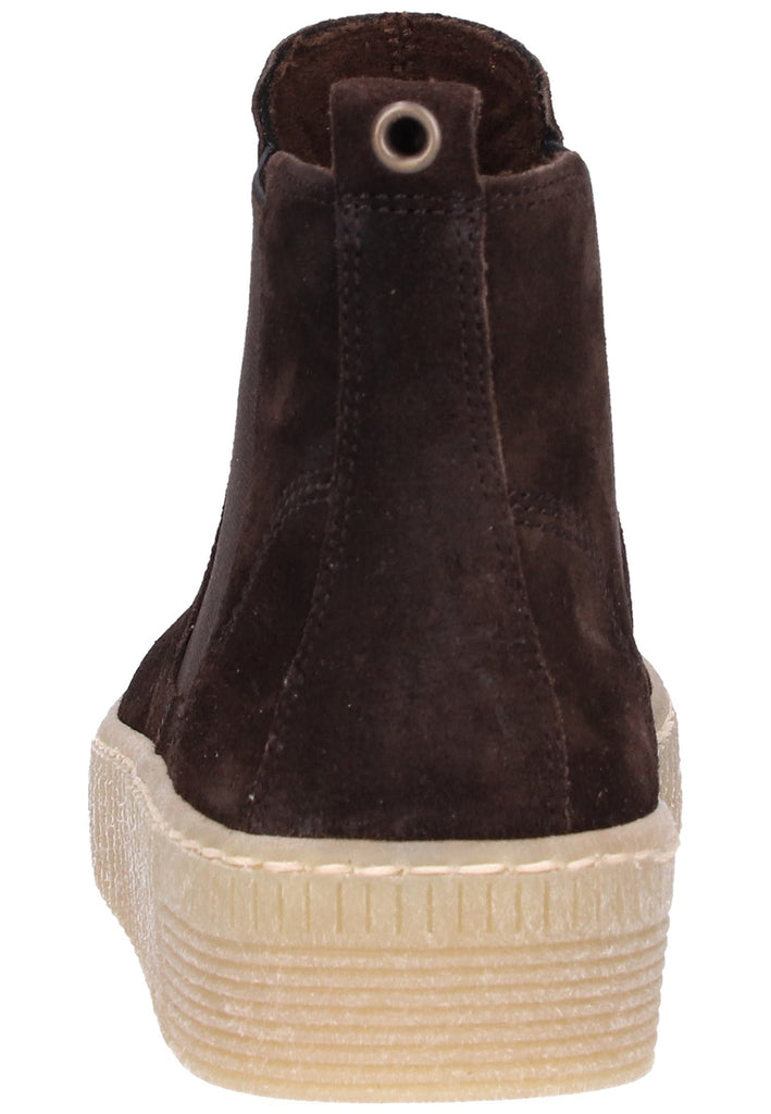 Gabor Stiefelette Veloursleder Dunkelbraun - surf4shoes