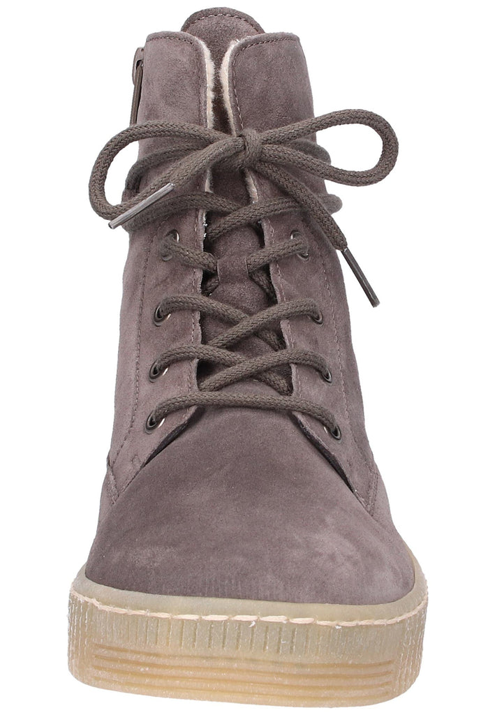 Gabor Stiefelette Veloursleder Oliv - surf4shoes