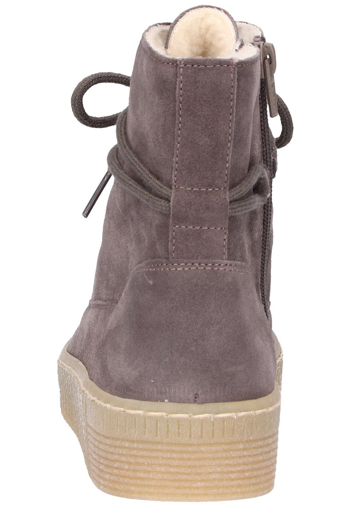 Gabor Stiefelette Veloursleder Oliv - surf4shoes