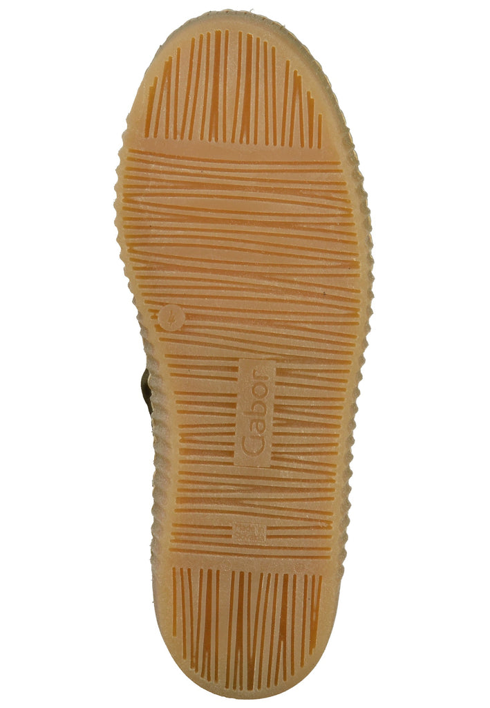 Gabor Stiefelette Veloursleder Oliv - surf4shoes