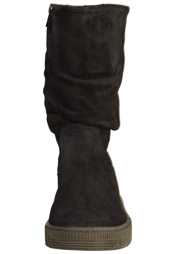 Gabor Stiefel Veloursleder Schwarz - surf4shoes