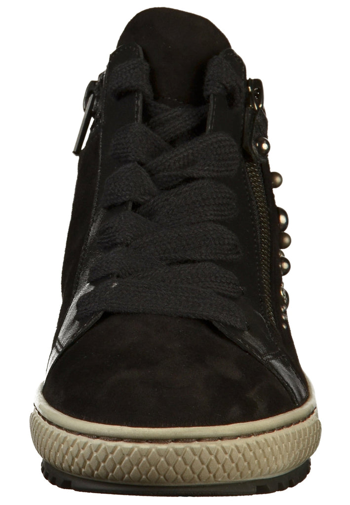 Gabor Sneaker Leder Schwarz - surf4shoes