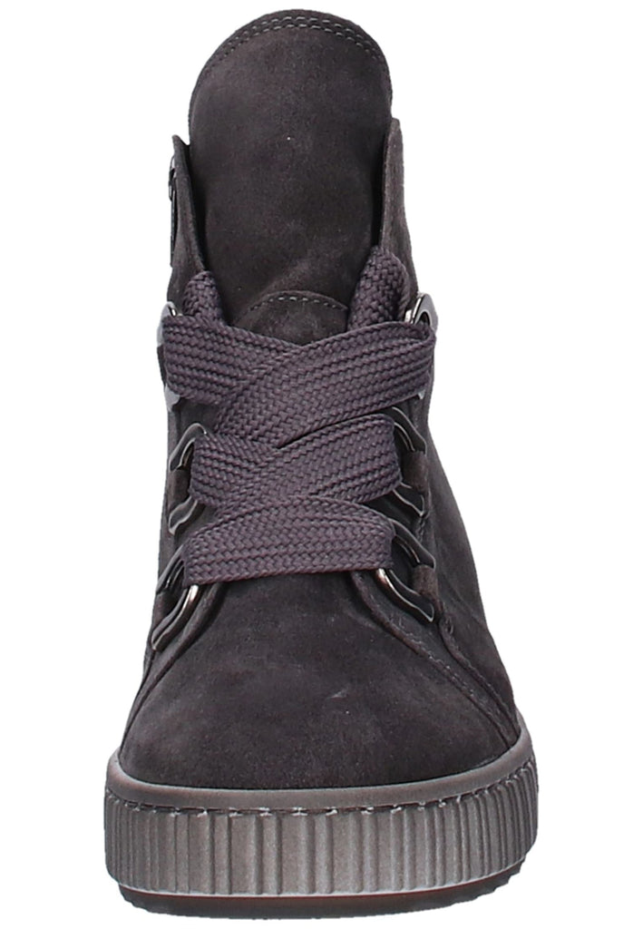 Gabor Stiefelette Veloursleder Grau - surf4shoes