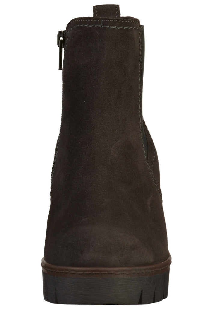 Gabor Stiefelette Veloursleder Grau - surf4shoes