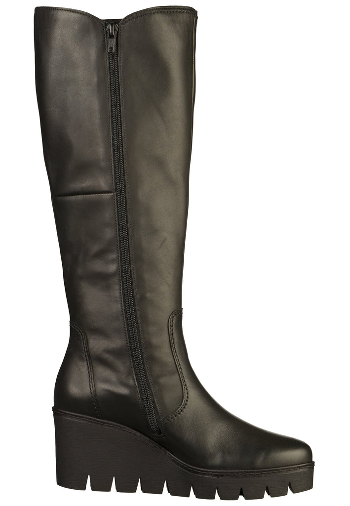 Gabor Stiefel Leder Schwarz - surf4shoes