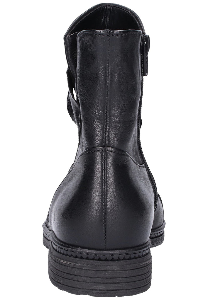Gabor Stiefelette Leder Schwarz - surf4shoes