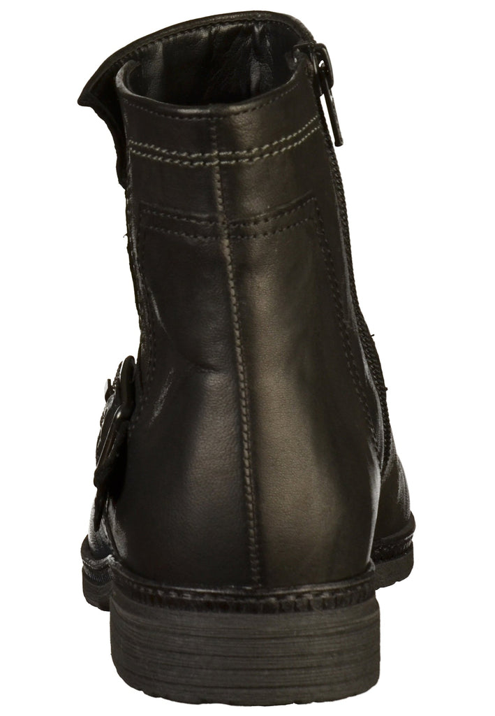 Gabor Stiefelette Leder Schwarz - surf4shoes