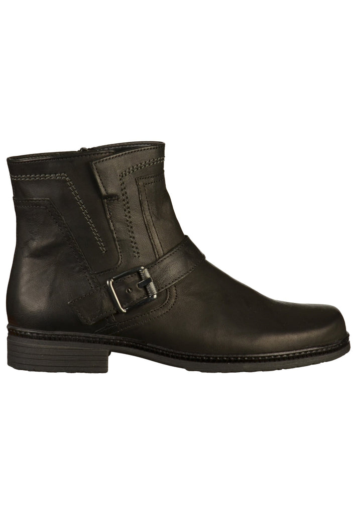 Gabor Stiefelette Leder Schwarz - surf4shoes