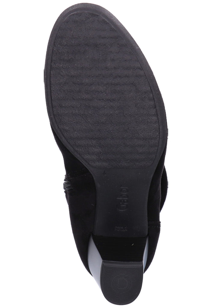 Gabor Stiefel Lederimitat Schwarz - surf4shoes