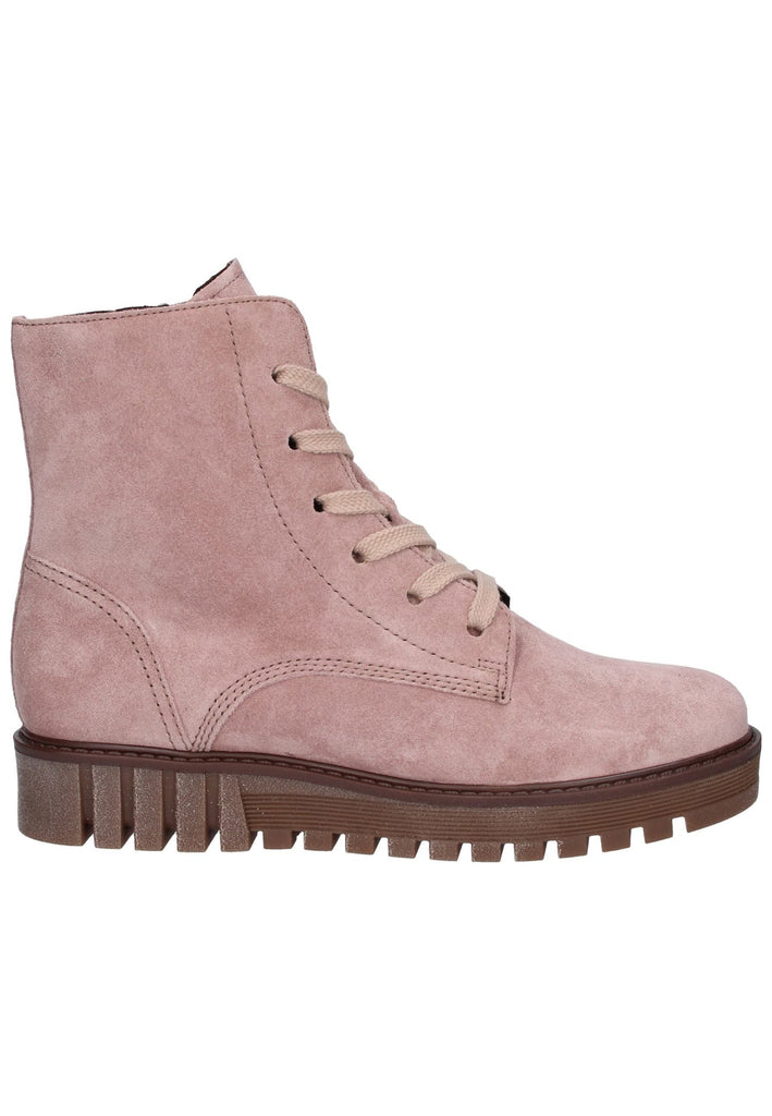 Gabor Stiefelette Veloursleder Rosa - surf4shoes
