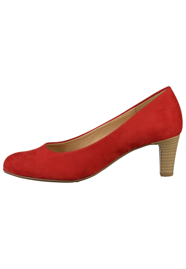 Gabor Pumps Nubuk / Naturleder Rot - surf4shoes