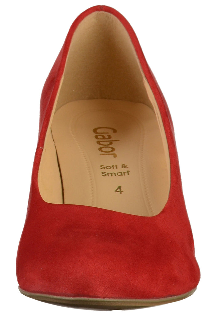 Gabor Pumps Nubuk / Naturleder Rot - surf4shoes