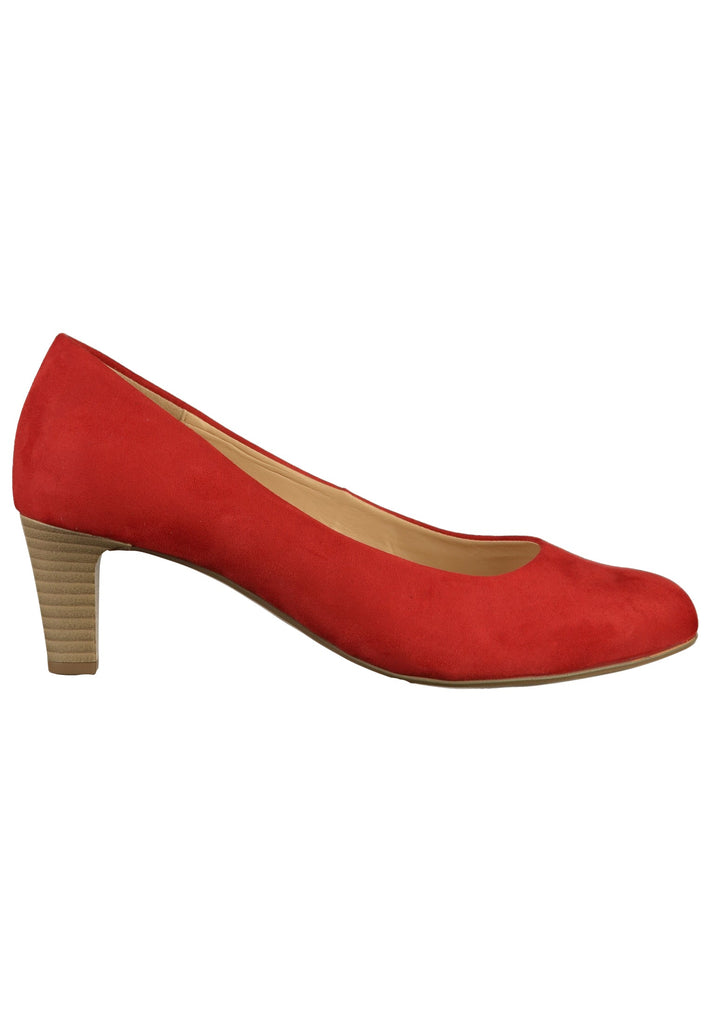 Gabor Pumps Nubuk / Naturleder Rot - surf4shoes