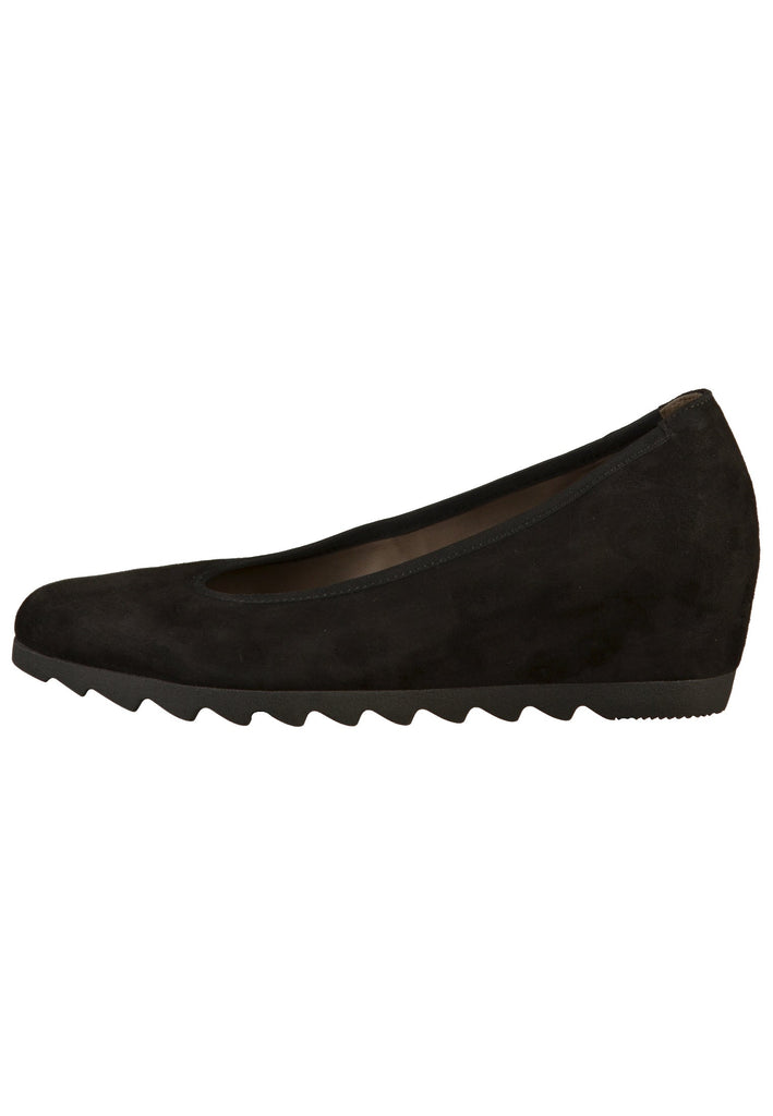 Gabor Pumps Leder Schwarz - surf4shoes