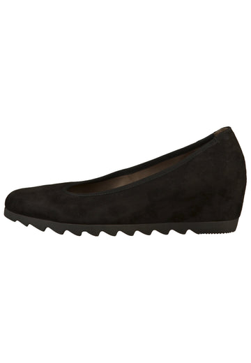 Gabor Pumps Leder Schwarz - surf4shoes