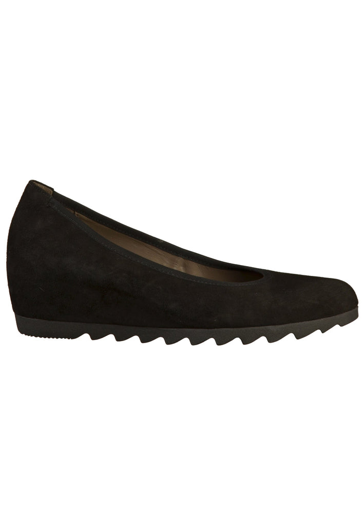 Gabor Pumps Leder Schwarz - surf4shoes
