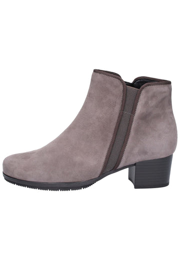Gabor Stiefelette Leder Zinn - surf4shoes