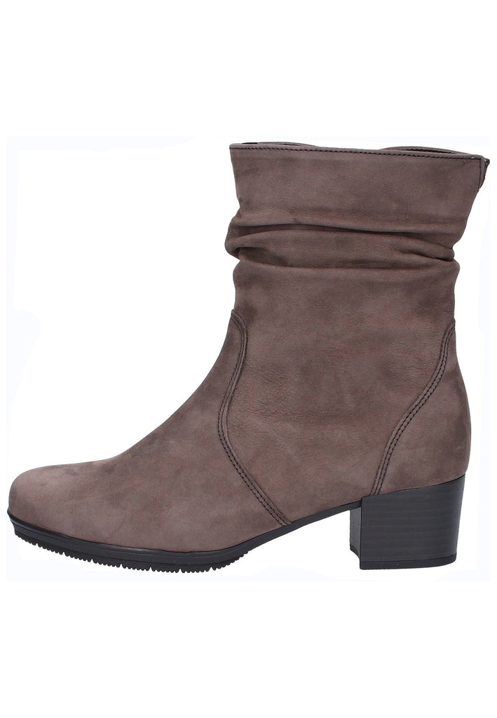 Gabor Stiefelette Nubukleder Anthrazit - surf4shoes