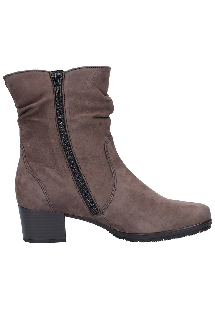 Gabor Stiefelette Nubukleder Anthrazit - surf4shoes