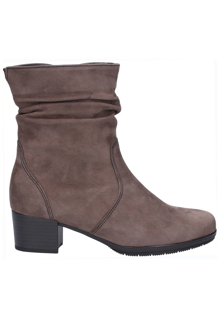 Gabor Stiefelette Nubukleder Anthrazit - surf4shoes