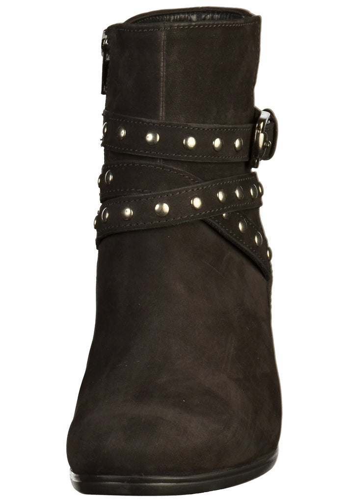 Gabor Stiefelette Leder Schwarz - surf4shoes