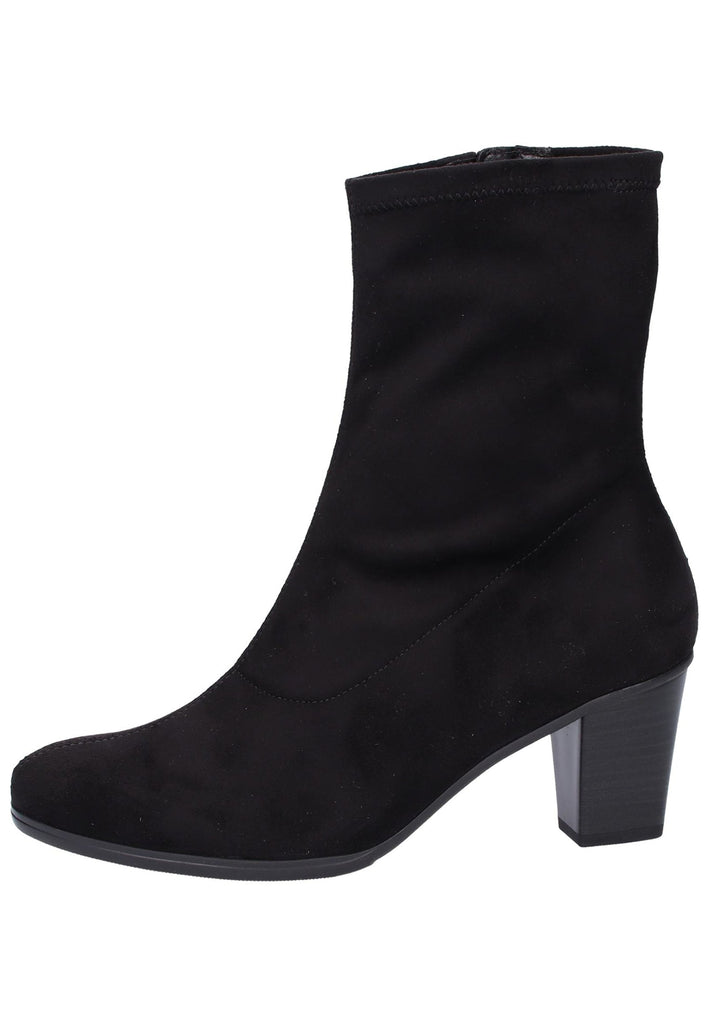 Gabor Stiefelette Textil Schwarz - surf4shoes