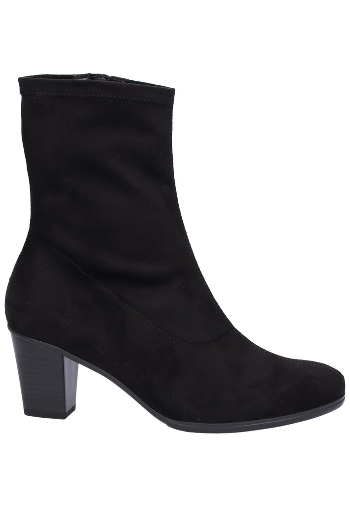 Gabor Stiefelette Textil Schwarz - surf4shoes