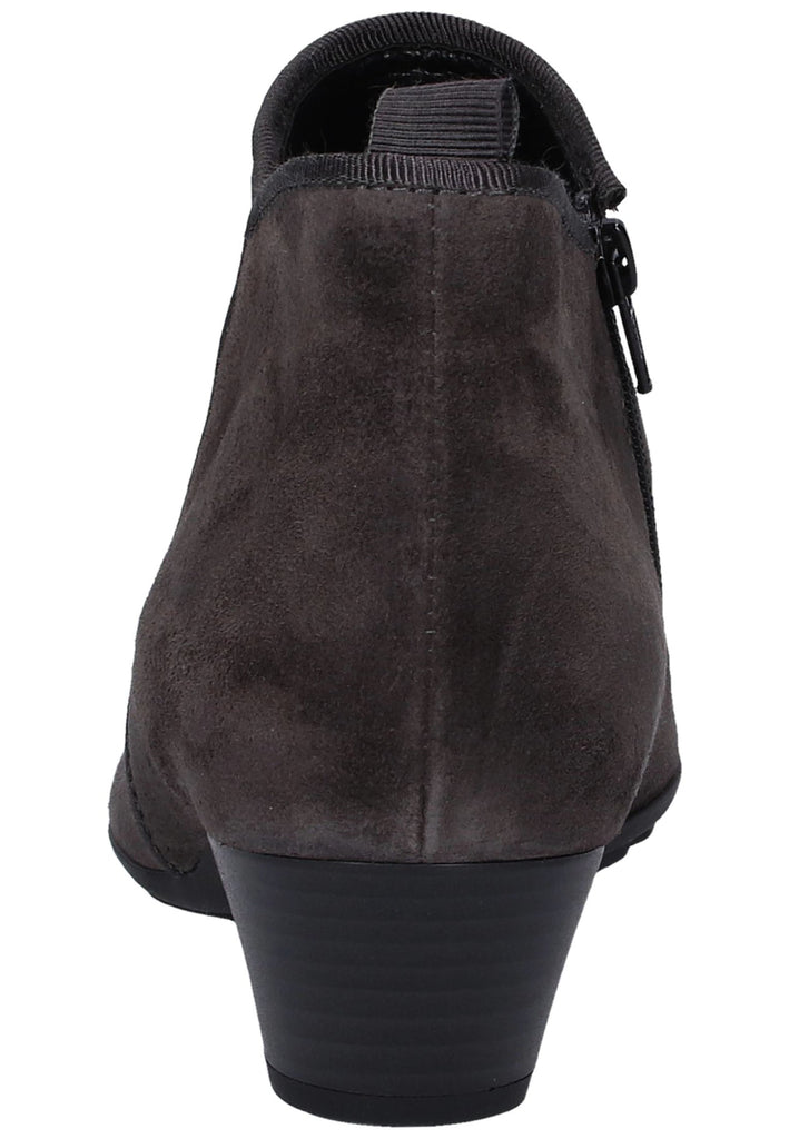 Gabor Stiefelette Veloursleder Dunkelgrau - surf4shoes