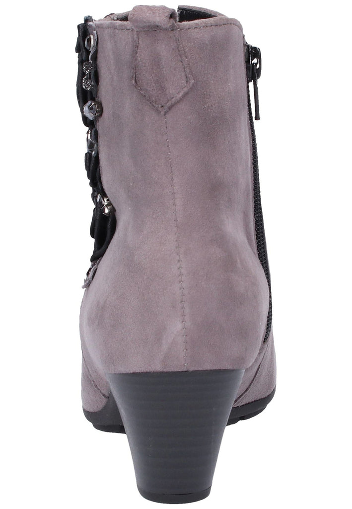 Gabor Stiefelette Leder Dunkelgrau - surf4shoes