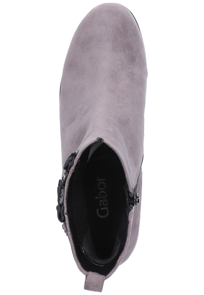 Gabor Stiefelette Leder Dunkelgrau - surf4shoes