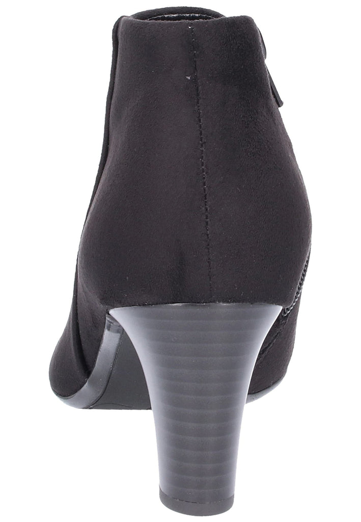 Gabor Stiefelette Lederimitat Schwarz - surf4shoes