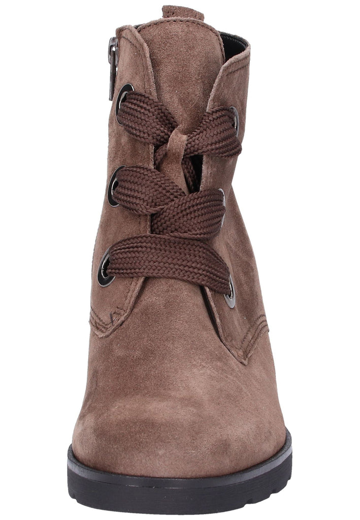 Gabor Stiefelette Veloursleder Braun - surf4shoes