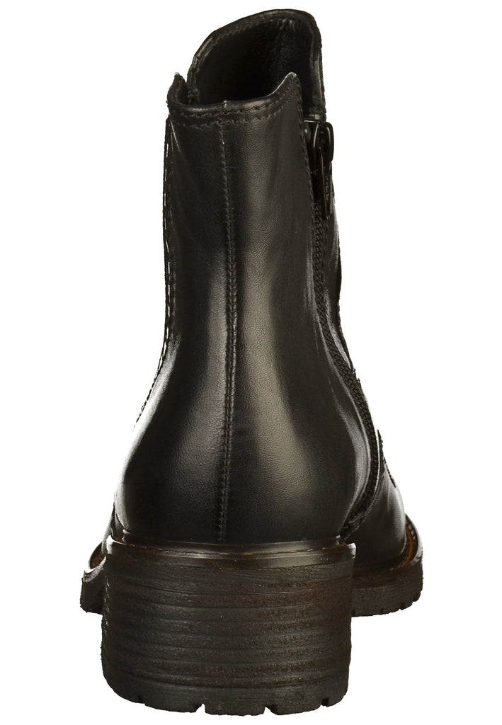 Gabor Stiefelette Leder Schwarz - surf4shoes