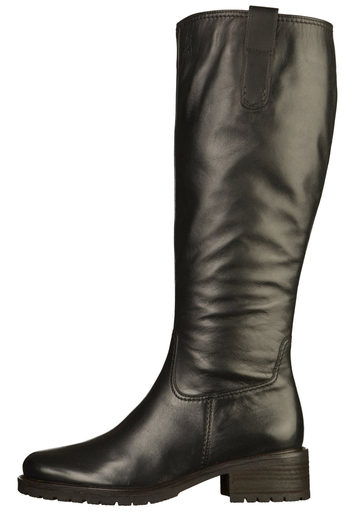 Gabor Stiefel Leder Schwarz - surf4shoes