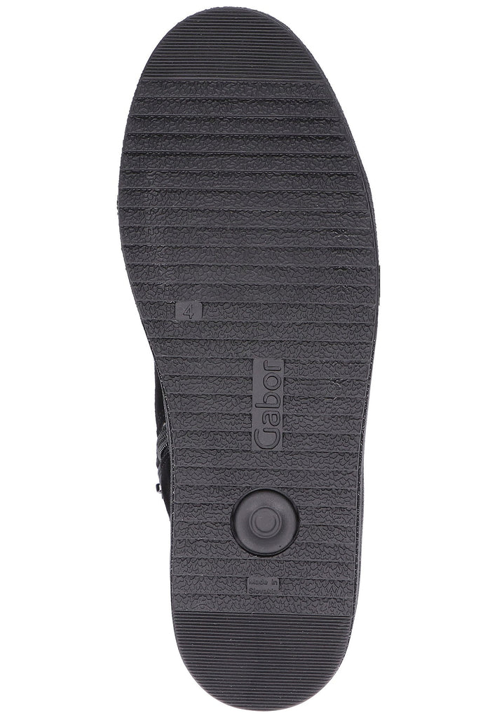 Gabor Sneaker Leder Schwarz - surf4shoes