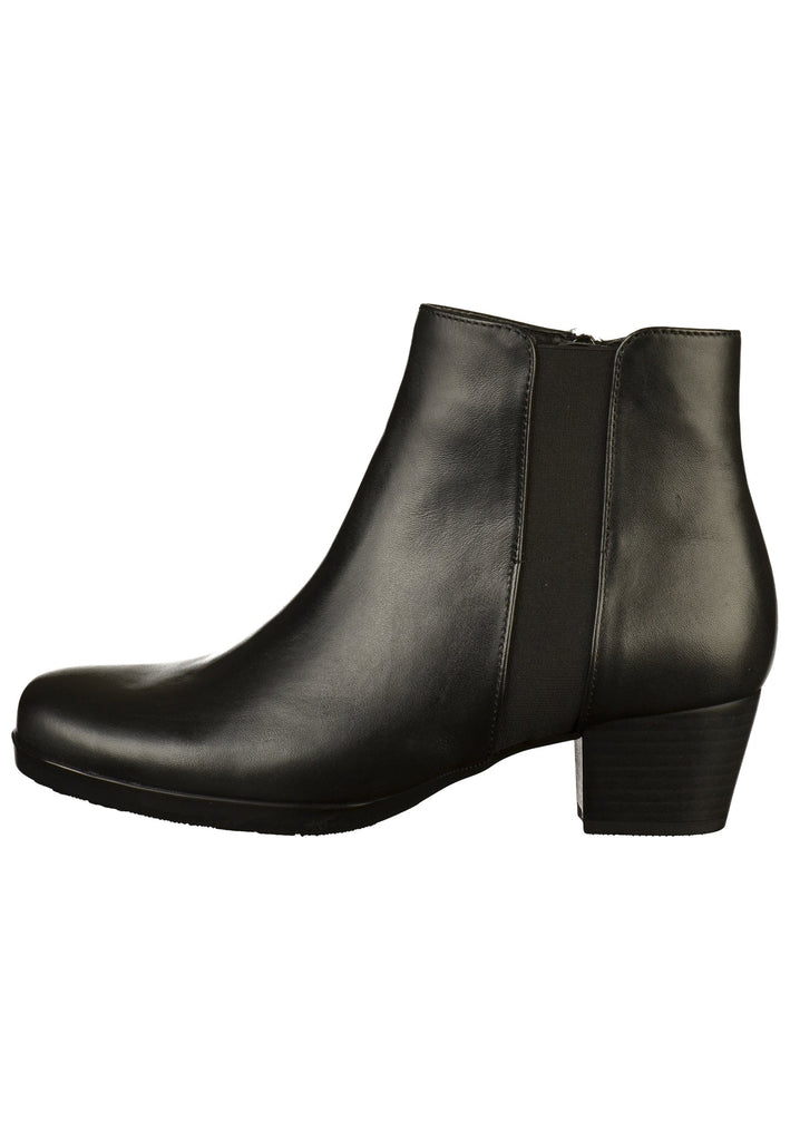 Gabor Stiefelette Leder Schwarz - surf4shoes