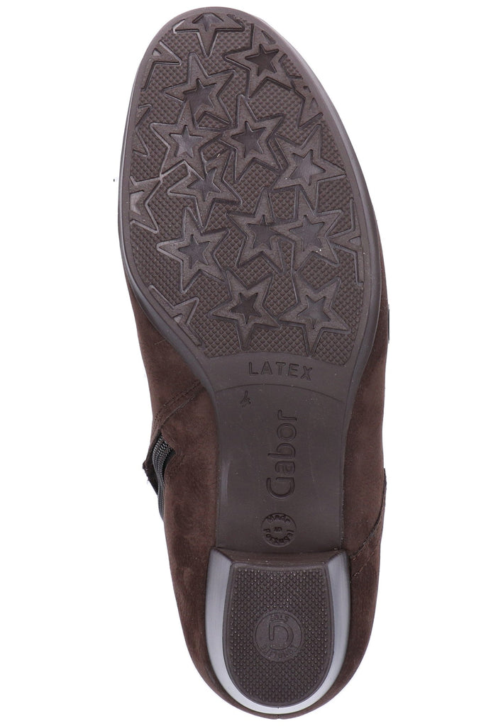 Gabor Stiefelette Leder Braun - surf4shoes