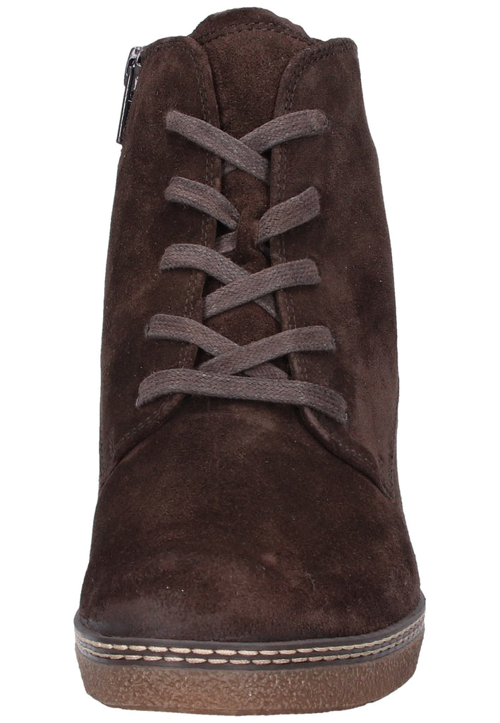 Gabor Stiefelette Nubukleder Braun - surf4shoes