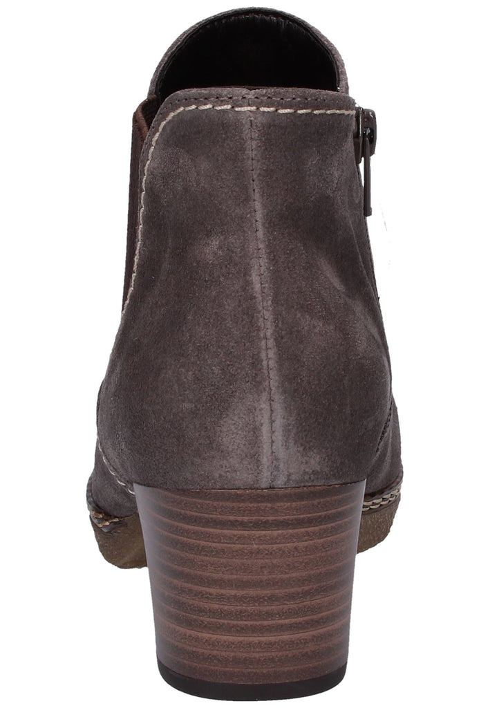 Gabor Stiefelette Veloursleder Grau - surf4shoes