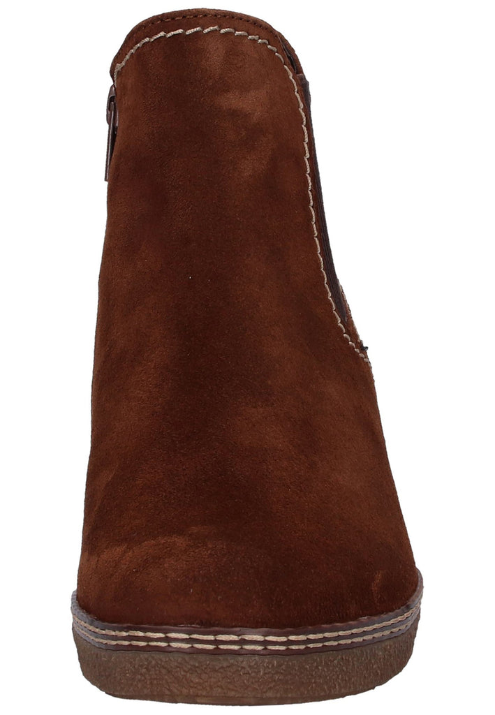 Gabor Stiefelette Veloursleder Braun - surf4shoes