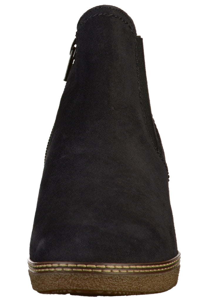 Gabor Stiefelette Veloursleder Blau - surf4shoes