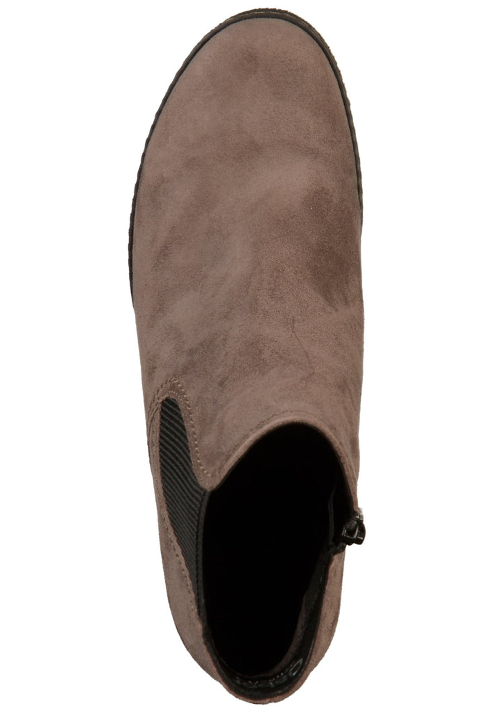 Gabor Stiefelette Veloursleder Beige - surf4shoes