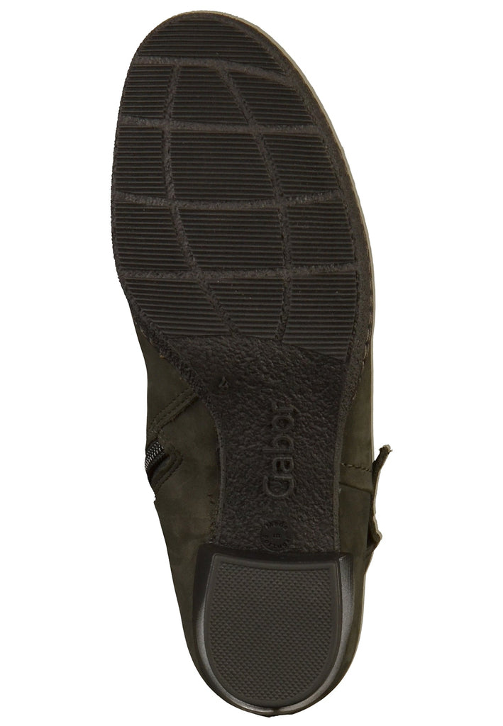 Gabor Stiefelette Nubukleder Dunkelgrau - surf4shoes