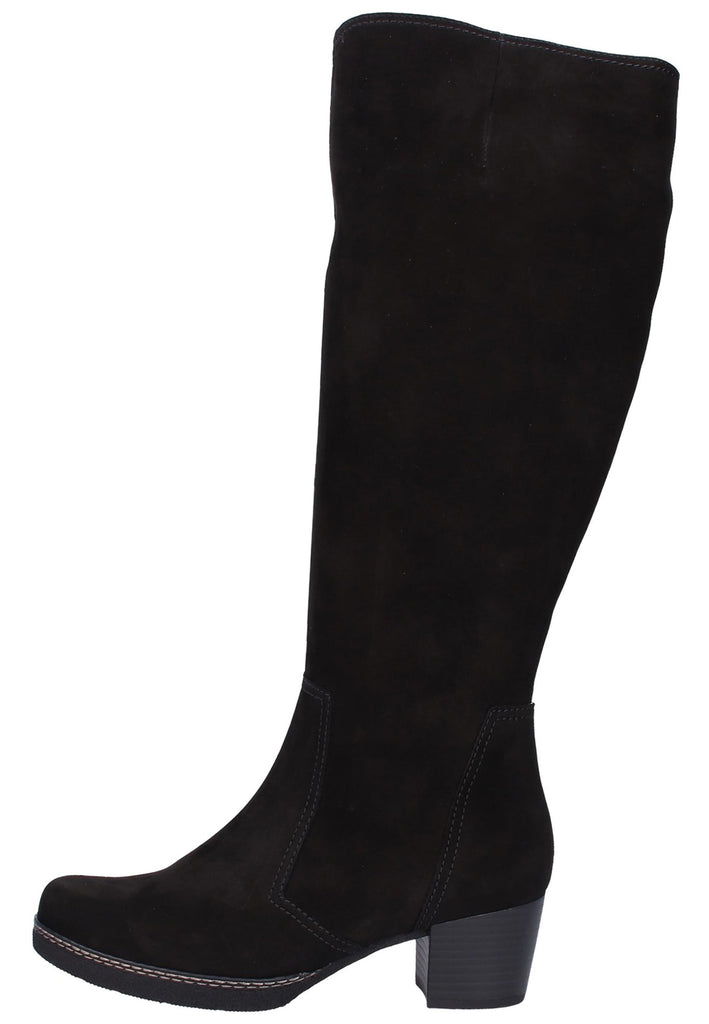 Gabor Stiefel Leder Schwarz - surf4shoes