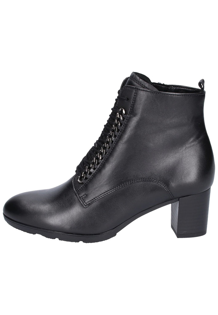 Gabor Stiefelette Leder Schwarz - surf4shoes