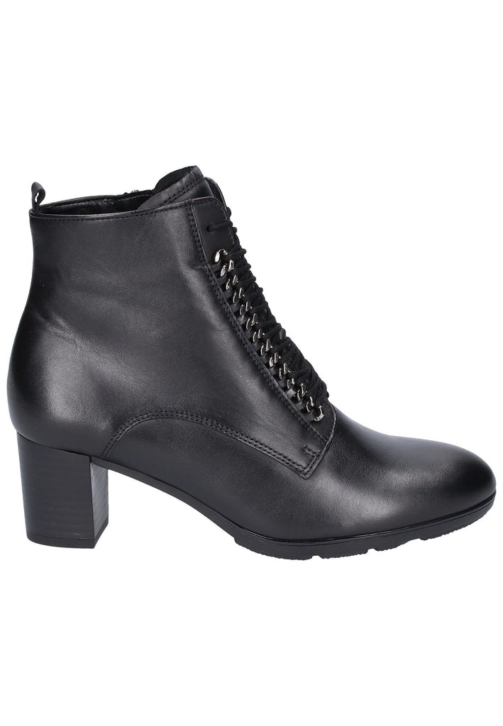 Gabor Stiefelette Leder Schwarz - surf4shoes